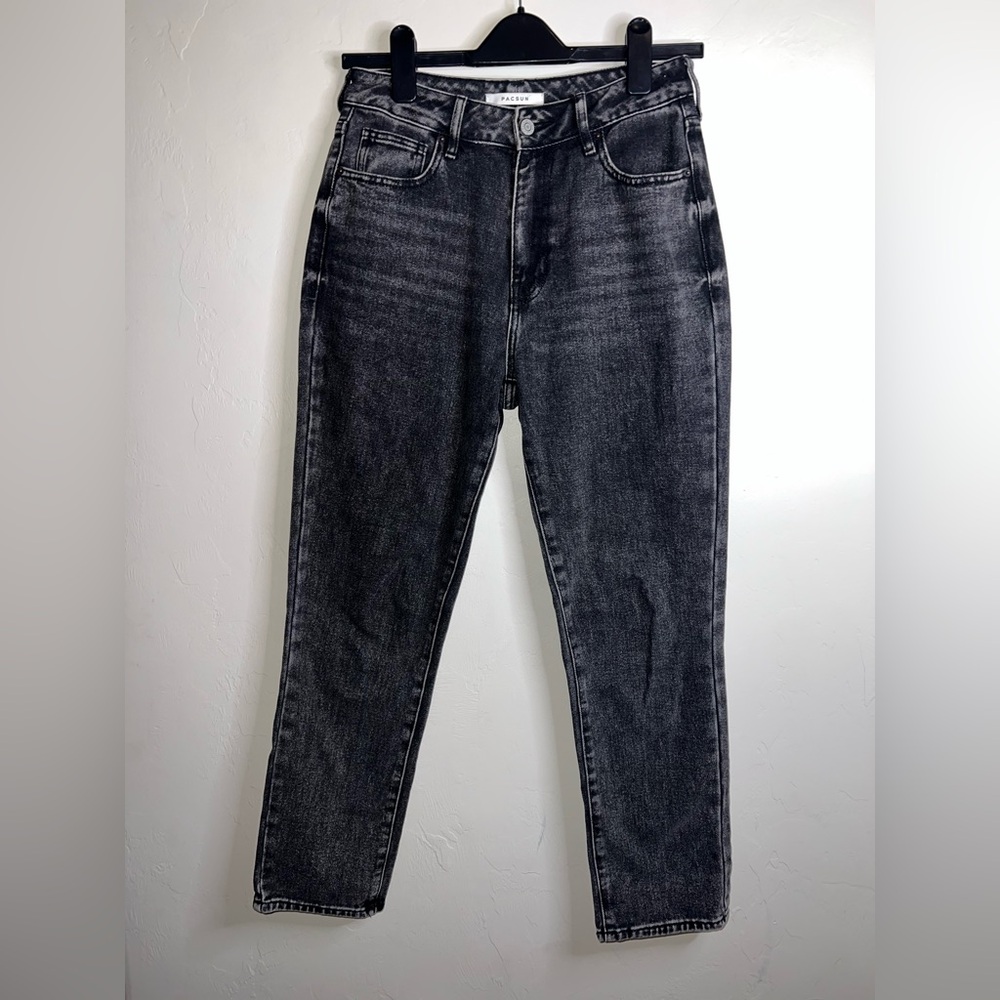 PacSun‎ Charcoal Denim Mom Jeans 26